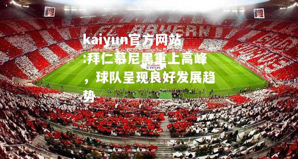 kaiyun官方网站:拜仁慕尼黑重上高峰，球队呈现良好发展趋势