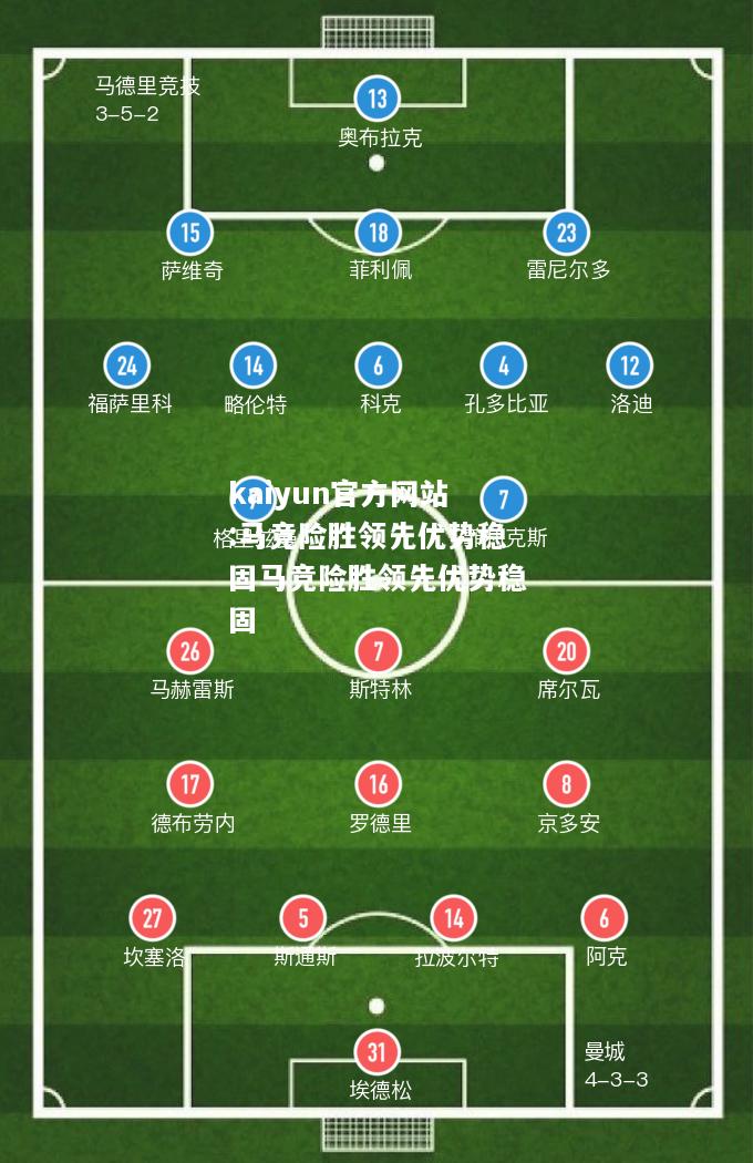 kaiyun官方网站:马竞险胜领先优势稳固马竞险胜领先优势稳固